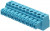 TBP02P1-381-10BE, Pluggable Terminal Blocks Terminal block, pluggable, 3.81, plug, 10 pole, slotted screw, blue