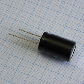 ECAP (К50-35), 2200 мкФ, 35 В, 85°C, Конденсатор электролитический алюминиевый