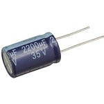 ECAP (К50-35), 2200 мкФ, 35 В, 85°C, Конденсатор электролитический алюминиевый ECAP (К50-35), 2200 мкФ, 35 В, 85°C, Конденсатор электролитический алюминиевый