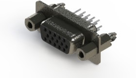 638-015-230-047, HD D SUB CONN, RCPT, 15POS, DE, SOLDER