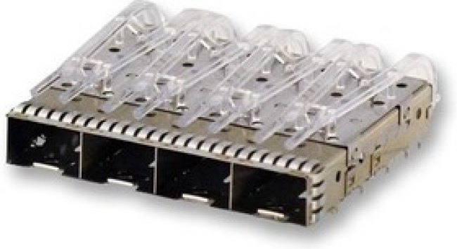 2170030-1, SFP+ CAGE, 4 PORT, PRESS FIT