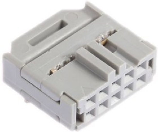 3473-6610, Conn IDC Connector SKT 10 POS 1.27mm IDT RA Cable Mount