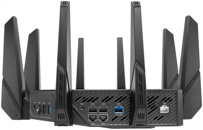 Маршрутизатор Asus Rapture GT-AX11000 PRO AX11000 100/1000/10000BASE-T черный (упак.:1шт)