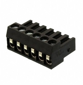 31169106, Съемная клеммная колодка, 3.5 мм, 6 вывод(-ов), 28AWG до 16AWG, 1 мм², Винт, 5 А