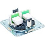 V01-16-F22-M (Розетка 2-мест. телеф. RJ -11 (Dorado), м-зм, Magenta ) 10038