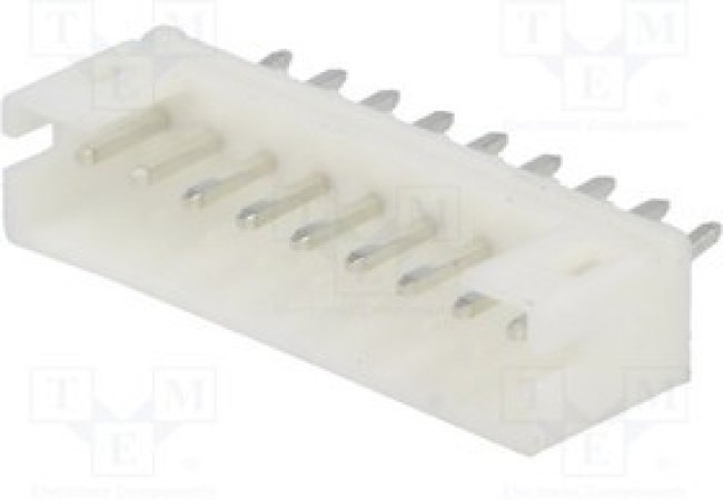 NXW-09, Гнездо, провод-плата, "папа", 2мм, PIN: 9, THT, 1А, луженые, -25-85°C