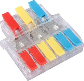 081-19-075, Строительно-монтажная клемма разветвительная LT-636 (0,1-6,0мм2, 32А) (3шт./уп.) HLT