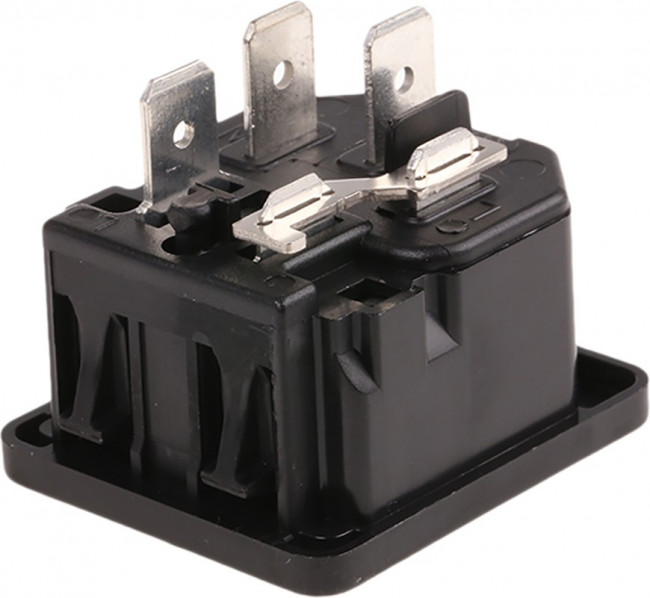 6200.4320, Разъем IEC 60320 питания AC 6200 C14 (E),1 предохранитель