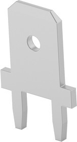 2376591-2, Terminals 250 FASTON PCB TAB TPBR, 2P