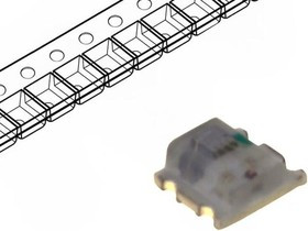 OST10807C1C-C, LED; RGB; blinking,tricolour; 120°; 3.3?5V; 20mA; 2x1.8x0.8mm; 0807