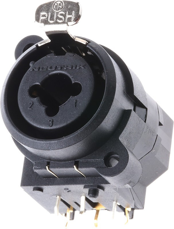 NCJ6FI-H, XLR Connectors XRL COMBO STEREO