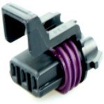12110293-B, Conn Housing RCP 3 POS Crimp ST Cable Mount Black