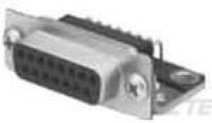 205866-1, Conn D-Sub SKT 9 POS 1.37mm Solder RA Thru-Hole 9 Terminal 1 Port