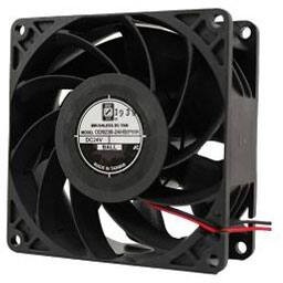OD9238-24HBIP69K, DC Fans DC Fan, 92x92x38mm, 24VDC, 100CFM, 0.4A, 56dBA, 4500RPM, Ball, Wire, IP69K