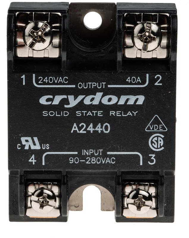 A2440, Series 1 Series Solid State Relay, 40 A rms Load, Surface Mount, 280 V rms Load, 280 V rms Control A2440, Series 1 Series Solid State Relay, 40 A rms Load, Surface Mount, 280 V rms Load, 280 V rms Control