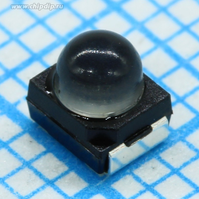 LV T64G-DBFA-25-N424, TOPLED Black, PLCC-2, 3.2В, 0.1Вт, 505нм (зеленый)