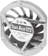 Вентилятор Sanyo Denki San Ace 172 109E4724F402 DC 24V 0.79A 172x150x25 3pin