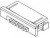 52271-0769, Easy-On, 52271 1mm Pitch 7 Way Right Angle Female FPC Connector, ZIF Bottom Contact