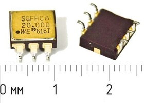 Кварцевый генератор 20.0МГц 5В, HCMOS/TTL в корпусе SMD 8.5x8мм, гк 20000 \\SMD08580C6\T/ CM\5В\SGFH