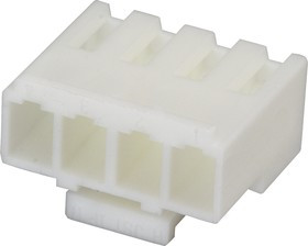 SCT3961H-04P (VHR-4N), Корпус разъема розетка на кабель с защелкой 3.96мм 4pin (без контактов)