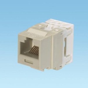 NK688MIW, Modular Connectors / Ethernet Connectors NK Cat 6 punchdown jack module Off Whi
