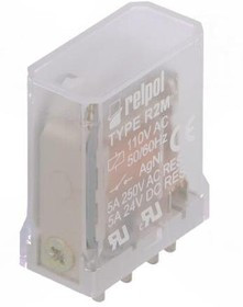 R2M-110VAC, Реле: электромагнитное, DPDT, Uобмотки: 110ВAC, 5A/250ВAC, 10А