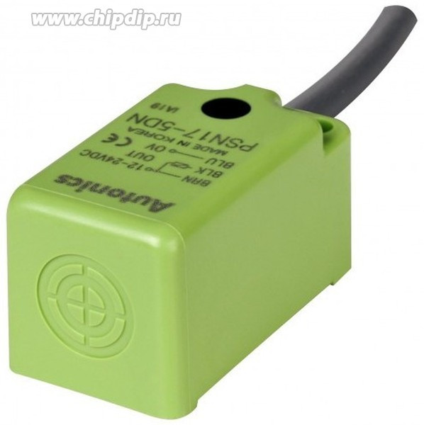 PSN17-8DN, Датчик: индуктивный, 0-8мм, NPN / NO, Uпит: 10-30ВDC, 200мА, IP67 PSN17-8DN, Датчик: индуктивный, 0-8мм, NPN / NO, Uпит: 10-30ВDC, 200мА, IP67