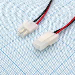 MF-2x1(F+M) пара провод 0.3m AWG20, Разъем низковольтного питания /пара - вилка + розетка с проводом 300мм, 2 контакта MF-2x1(F+M) пара провод 0.3m AWG20, Разъем низковольтного питания /пара - вилка + розетка с проводом 300мм, 2 контакта