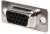 ZDEA-15S, ZD*A 15 Way Panel Mount D-sub Connector Socket, 2.29mm Pitch