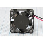Вентилятор 25x25x10, напряжение 12В, ток 0,09А, выводы 2L, подшипник скольжения, RQD2510MS