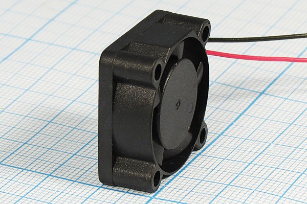 Вентилятор 25x25x10, напряжение 12В, ток 0,09А, выводы 2L, подшипник скольжения, RQD2510MS