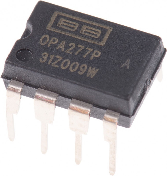 OPA277PA, Микросхема: операционный усилитель, 1МГц, Ch: 1, DIP8, ±2-18ВDC, 4-36ВDC