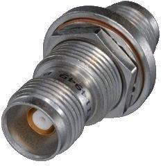 BJ378, RF Connectors / Coaxial Connectors TRT BLKD JK Feed-thru THRD