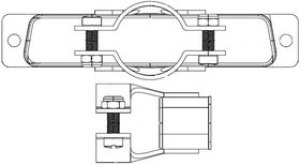M85049/48-2-2F, Strain Relief Backshell 180° 2 Shell Size Cadmium Steel M85049/48-2-2F, Strain Relief Backshell 180° 2 Shell Size Cadmium Steel