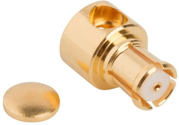 SMP-FR-C07, RF/COAXIAL, SMP PLUG, R/A, 50 OHM, SOLDER