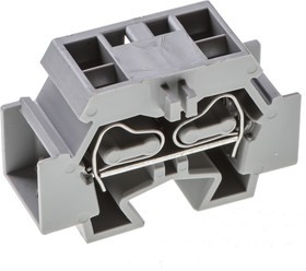 WS4T-DB-01P-11-00AH, 4-пров. модульная клемма, 0,08-4 мм2, с фланецм, серая