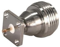 23_N-50-0-31/133_NE, RF Connectors / Coaxial Connectors N straight flange receptacle jack(f)
