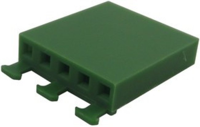 925369-5, Корпус разъема, AMPMODU MOD IV, Гнездо, 5 вывод(-ов), 2.54 мм