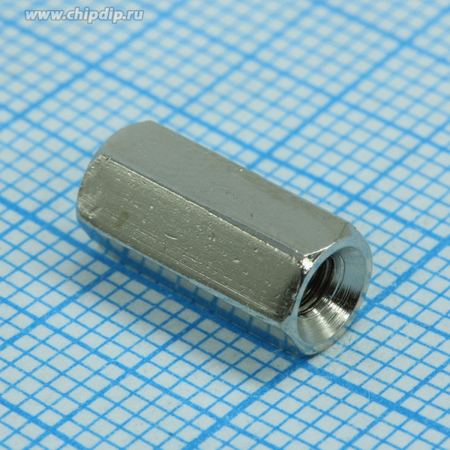 H-L1200-0600-5-03-2N, стойка для платы, никелированная латунь / PCHSS-12 (H-L1200-0600-5-03-2N)