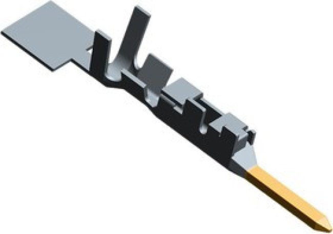 1903117-2, Dynamic 1000 Series Male Crimp Terminal, 28AWG Min, 22AWG Max