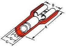 19002-0008, Terminals QK DISCONNECT FEMALE 18-22 AWG 19002-0008, Terminals QK DISCONNECT FEMALE 18-22 AWG