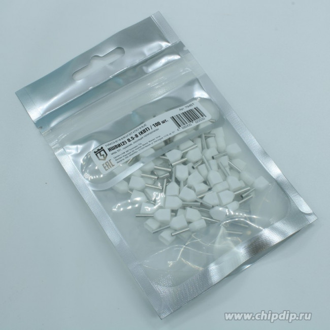 79461, Наконечник штыревой втулочный изолированный НШВИ(2) 0.5-8 (КВТ)