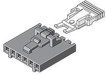 74109-0001, Headers &amp; Wire Housings CAP RETAINER 2-25CKT NTL