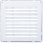 Э1818Р решетка разъемная с москитной сеткой наклонные жалюзи 180*180