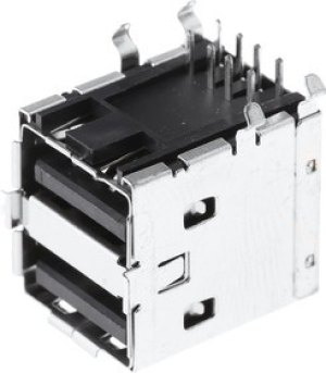 67298-3090, USB Type A, Receptacle, USB-A 2.0, Right Angle, Positions - 8