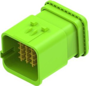2350891-3, AUTOMOTIVE HOUSING, RCPT, 20POS, GRN