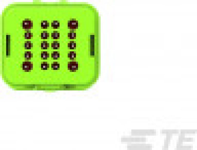 2350891-3, AUTOMOTIVE HOUSING, RCPT, 20POS, GRN 2350891-3, AUTOMOTIVE HOUSING, RCPT, 20POS, GRN