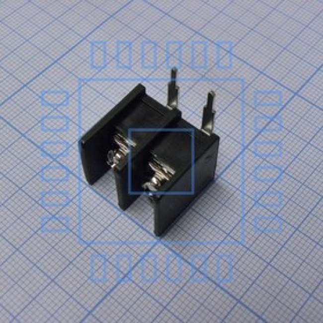 DG45R-B-02P-13-00A(H), Барьерный клеммный блок на 2 контакта. Серия DG45R-B