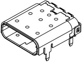 12401832E402A, USB Connectors USB TYPE C RCPT R/A top mount dual SMT
