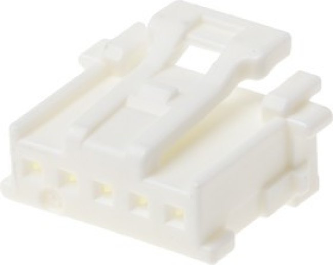 51382-0500, MicroClasp Female Connector Housing, 2mm Pitch, 5 Way, 1 Row 51382-0500, MicroClasp Female Connector Housing, 2mm Pitch, 5 Way, 1 Row